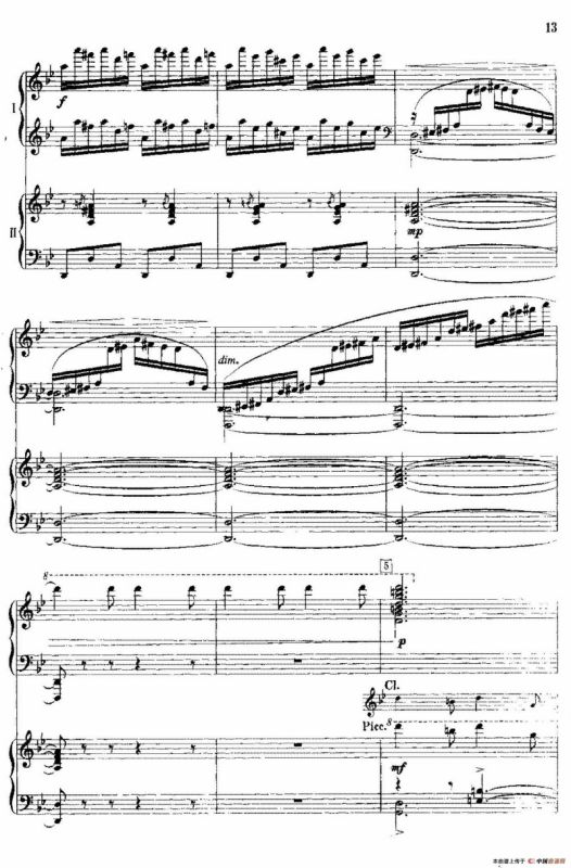 钢琴协奏曲《山林》1、山林的春天（双钢琴）