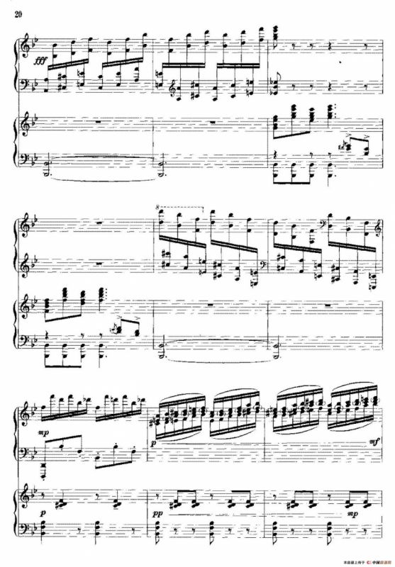 钢琴协奏曲《山林》1、山林的春天（双钢琴）