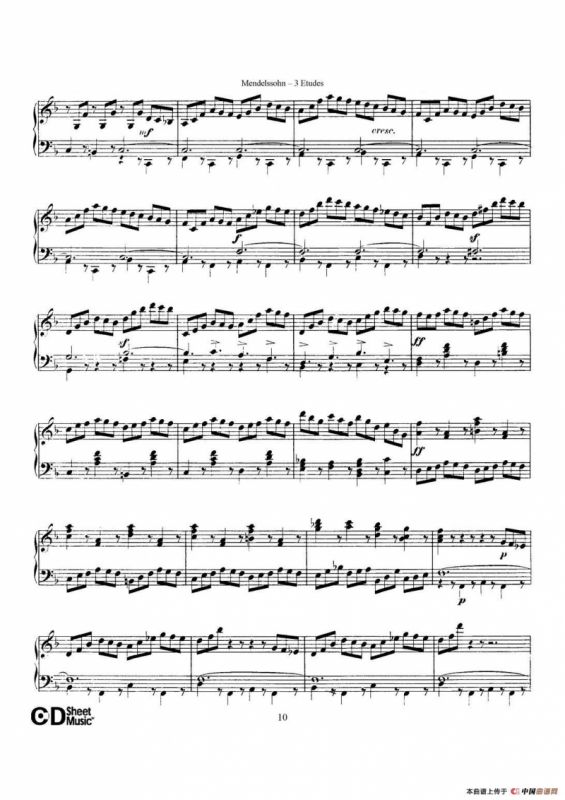 3 Etudes Op.104b（3首练习曲·2）
