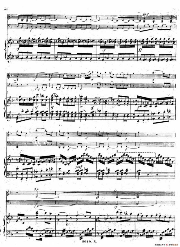 Piano Trio No.1 in d Minor Op.49（d小调第一钢琴三重奏·第四乐章）
