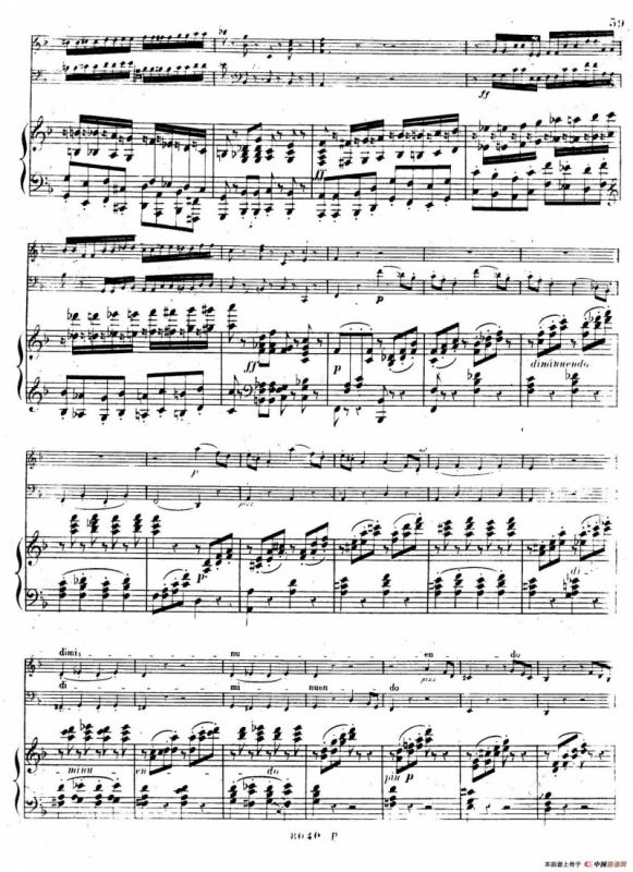 Piano Trio No.1 in d Minor Op.49（d小调第一钢琴三重奏·第四乐章）