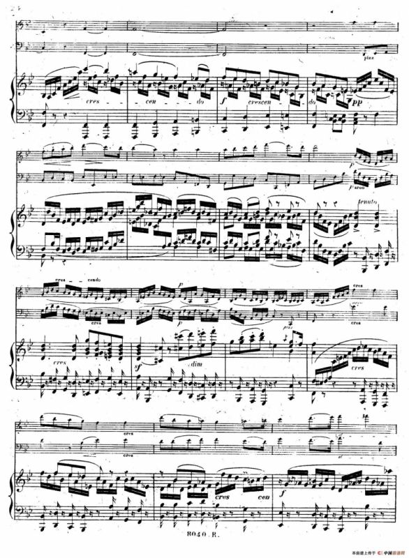 Piano Trio No.1 in d Minor Op.49（d小调第一钢琴三重奏·第二乐章）