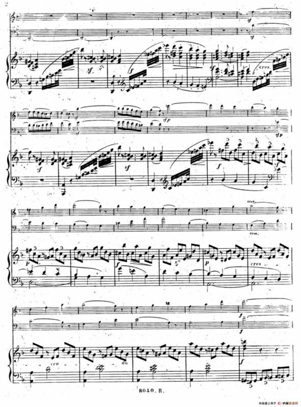 Piano Trio No.1 in d Minor Op.49（d小调第一钢琴三重奏·第一乐章）