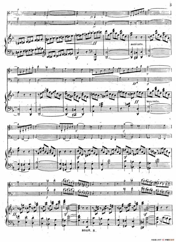 Piano Trio No.1 in d Minor Op.49（d小调第一钢琴三重奏·第一乐章）