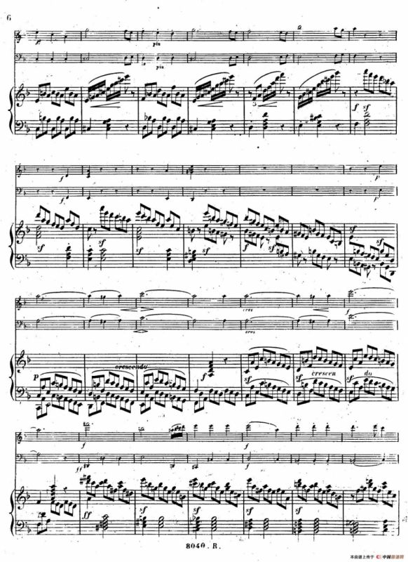 Piano Trio No.1 in d Minor Op.49（d小调第一钢琴三重奏·第一乐章）