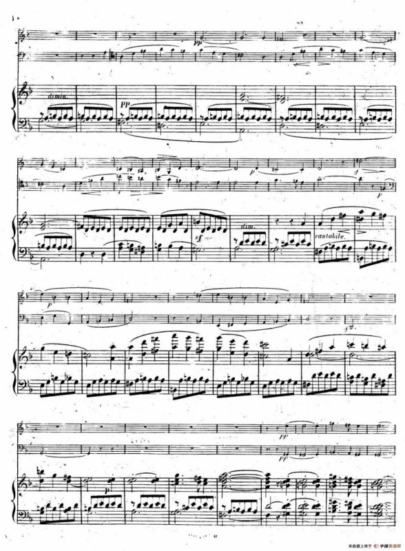 Piano Trio No.1 in d Minor Op.49（d小调第一钢琴三重奏·第一乐章）