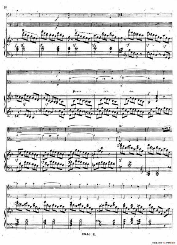 Piano Trio No.1 in d Minor Op.49（d小调第一钢琴三重奏·第一乐章）