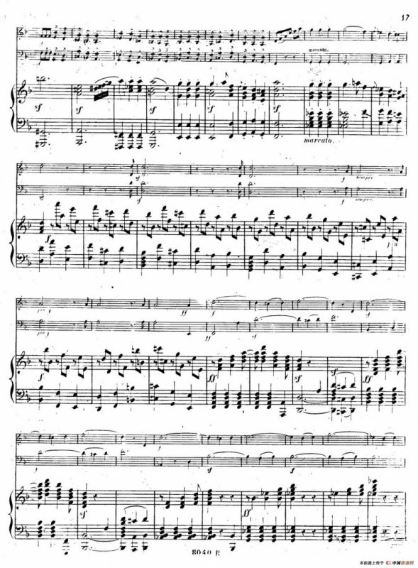 Piano Trio No.1 in d Minor Op.49（d小调第一钢琴三重奏·第一乐章）