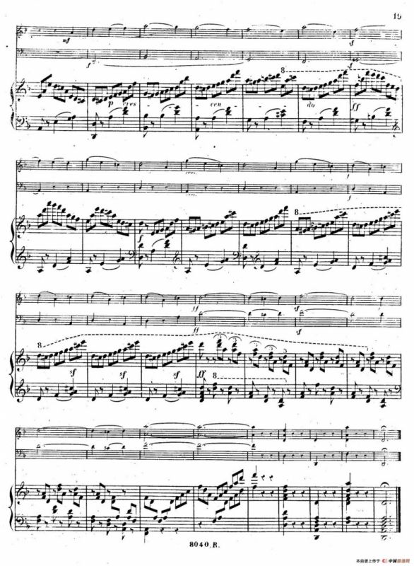 Piano Trio No.1 in d Minor Op.49（d小调第一钢琴三重奏·第一乐章）