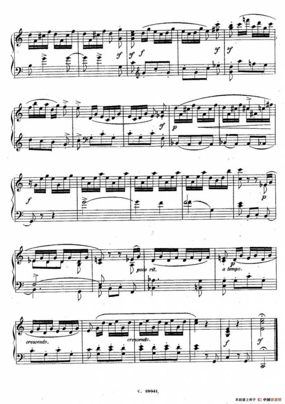 36 Etudes Rhythmiques et Melodiques Op.105（36首节奏与旋律练习曲 31—36）