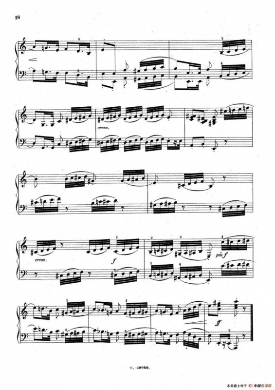 36 Etudes Rhythmiques et Melodiques Op.105（36首节奏与旋律练习曲 20—25）