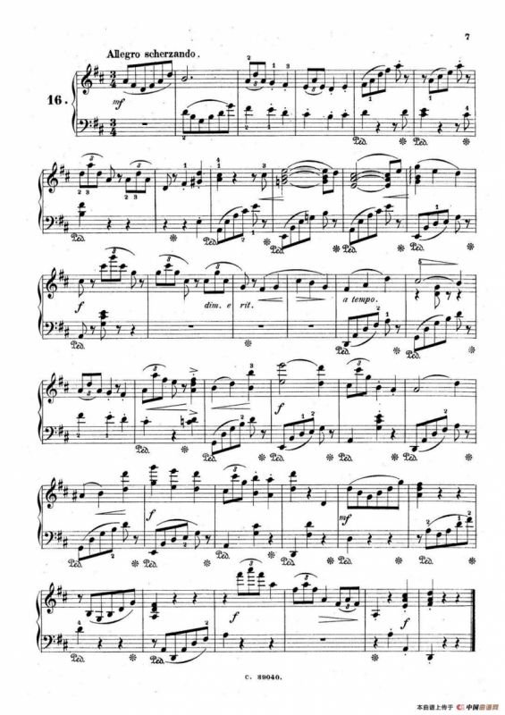 36 Etudes Rhythmiques et Melodiques Op.105（36首节奏与旋律练习曲 16—20）