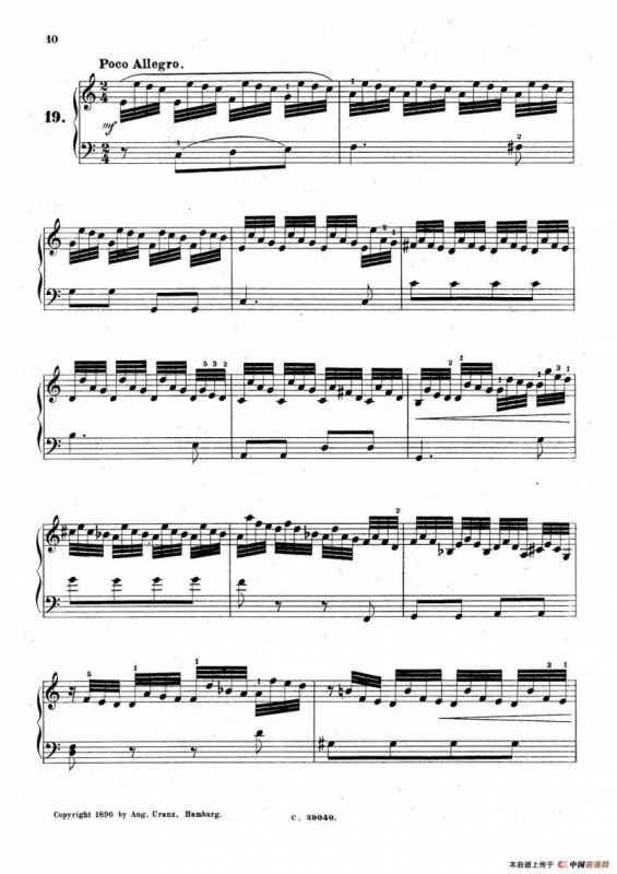 36 Etudes Rhythmiques et Melodiques Op.105（36首节奏与旋律练习曲 16—20）