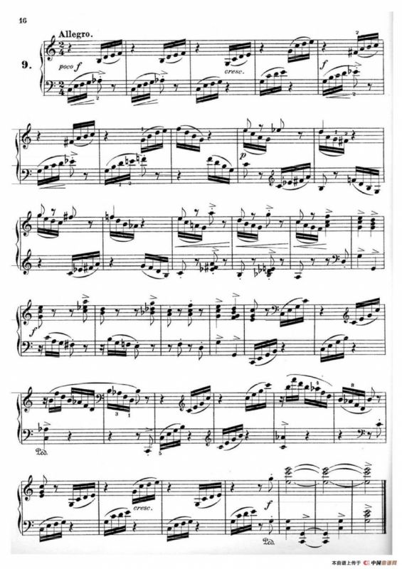 36 Etudes Rhythmiques et Melodiques Op.105（36首节奏与旋律练习曲 6—10）