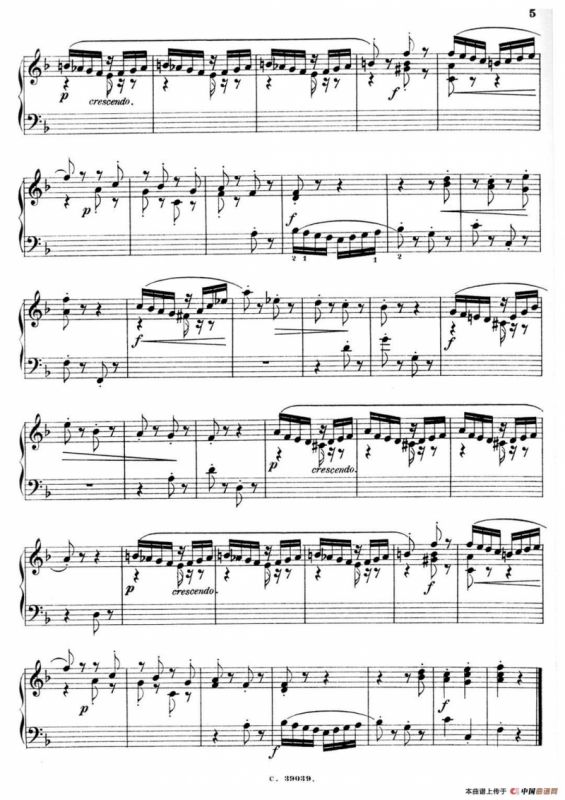 36 Etudes Rhythmiques et Melodiques Op.105（36首节奏与旋律练习曲 1—5）