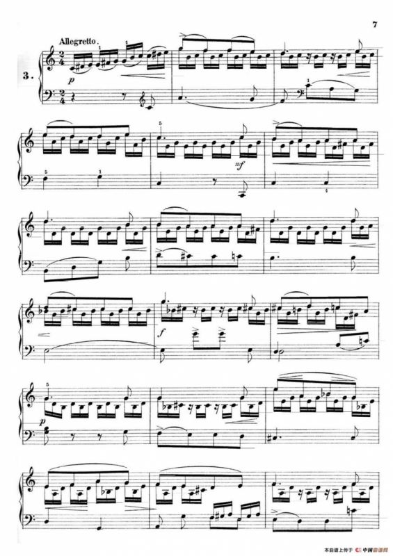 36 Etudes Rhythmiques et Melodiques Op.105（36首节奏与旋律练习曲 1—5）