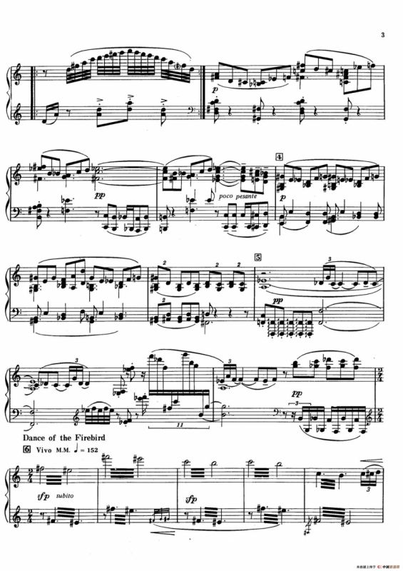 火鸟组曲 Firebird Suite（拉夫林改编钢琴独奏版）