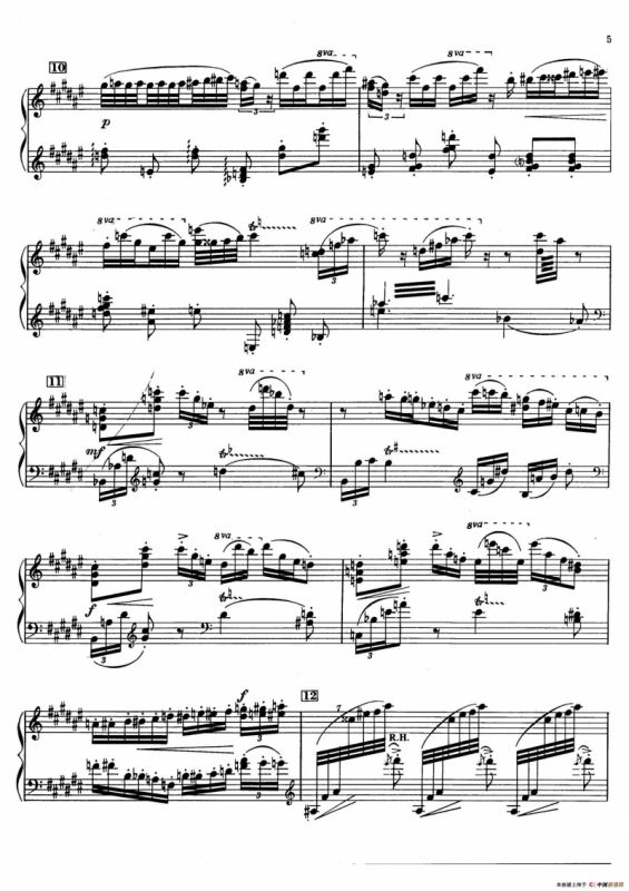 火鸟组曲 Firebird Suite（拉夫林改编钢琴独奏版）