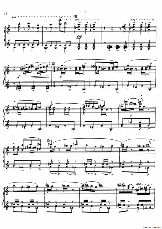 火鸟组曲 Firebird Suite（拉夫林改编钢琴独奏版）