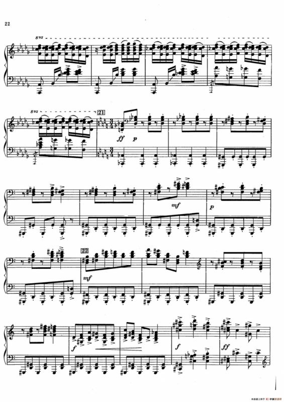 火鸟组曲 Firebird Suite（拉夫林改编钢琴独奏版）