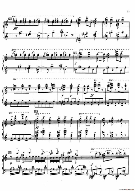 火鸟组曲 Firebird Suite（拉夫林改编钢琴独奏版）