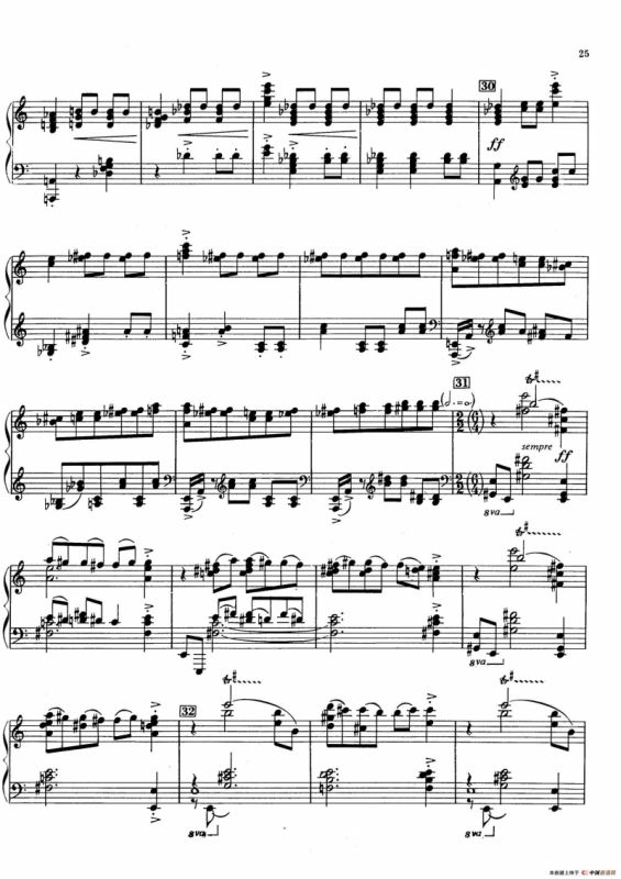 火鸟组曲 Firebird Suite（拉夫林改编钢琴独奏版）