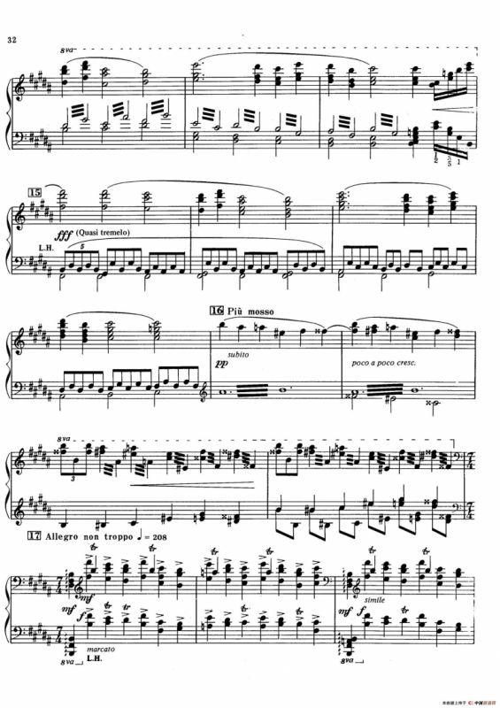 火鸟组曲 Firebird Suite（拉夫林改编钢琴独奏版）