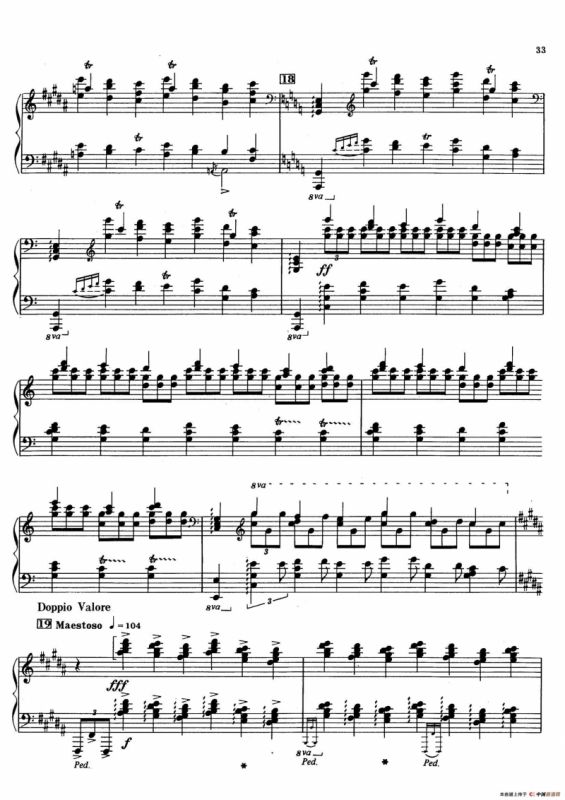 火鸟组曲 Firebird Suite（拉夫林改编钢琴独奏版）