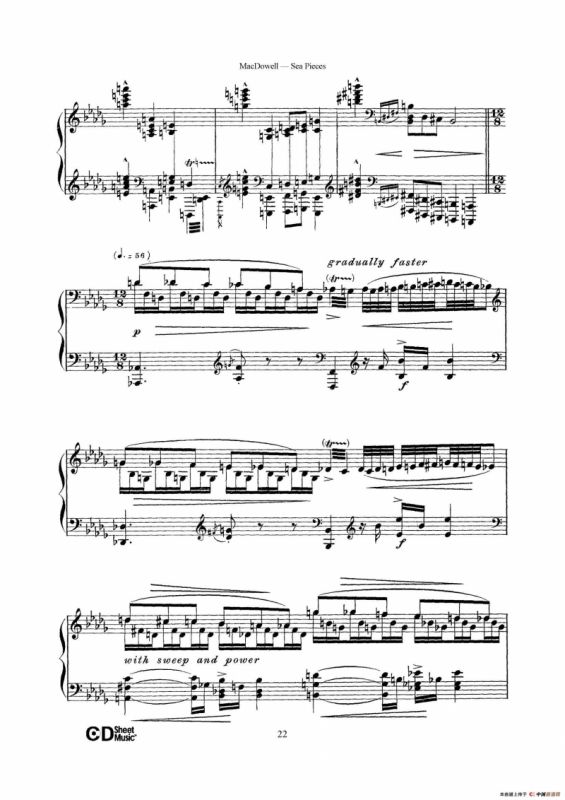 海景 Sea Pieces Op.55（No.8）