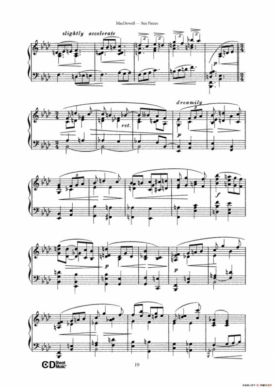 海景 Sea Pieces Op.55（No.7）