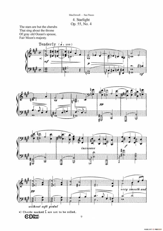 海景 Sea Pieces Op.55（No.4）