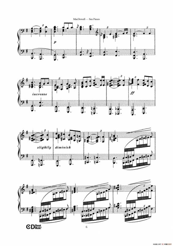 海景 Sea Pieces Op.55（No.3）