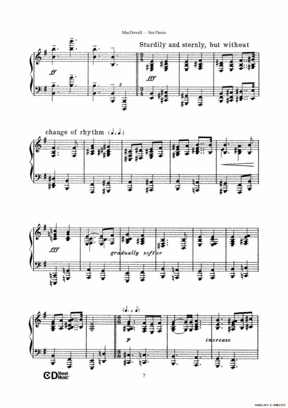 海景 Sea Pieces Op.55（No.3）