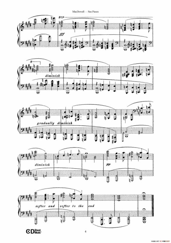 海景 Sea Pieces Op.55（No.2）