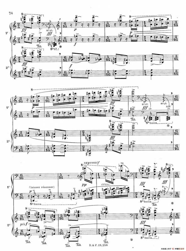 Visions de lAmen（阿门的幻想·双钢琴·Ⅵ）