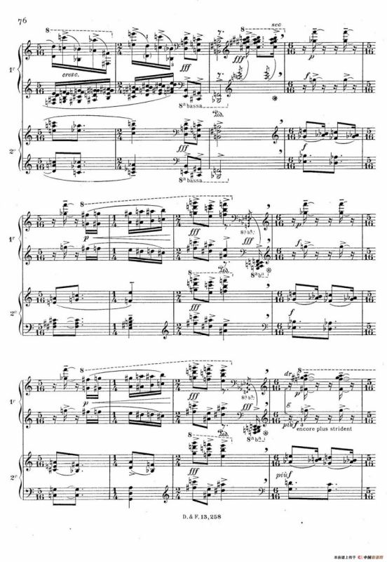 Visions de lAmen（阿门的幻想·双钢琴·Ⅵ）