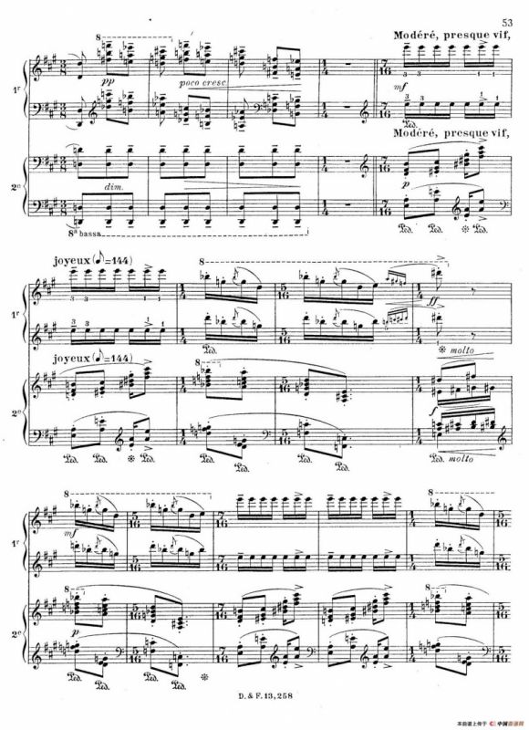 Visions de lAmen（阿门的幻想·双钢琴·Ⅴ）