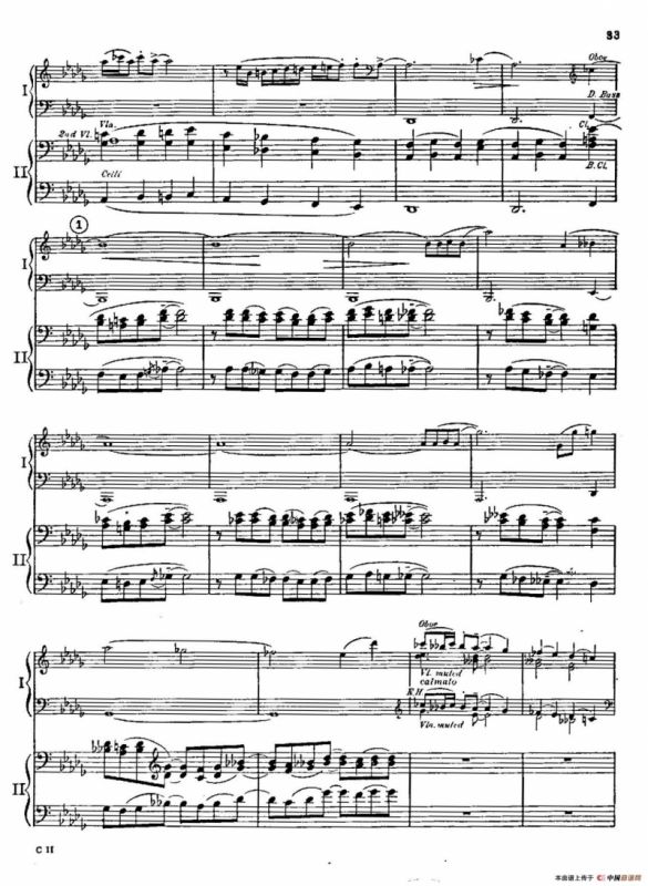 F大调爵士钢琴协奏曲（美版双钢琴原谱 P31—40）