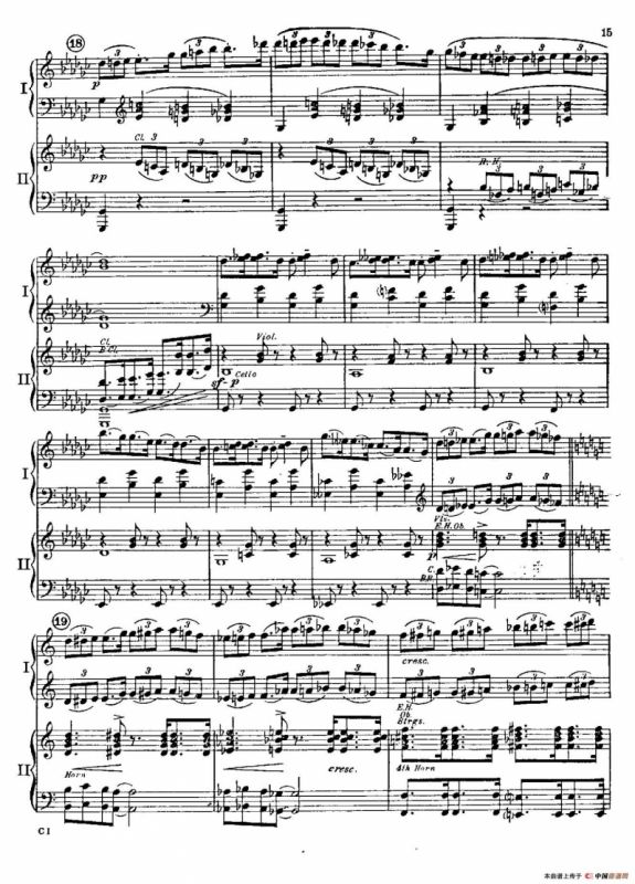 F大调爵士钢琴协奏曲（美版双钢琴原谱 P11—20）