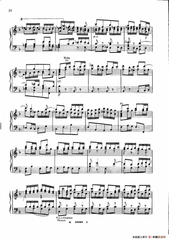 Brenburg Concerto No·2 in F Maj BWV·1047（F大调第二勃兰登堡协奏曲·Ⅲ）