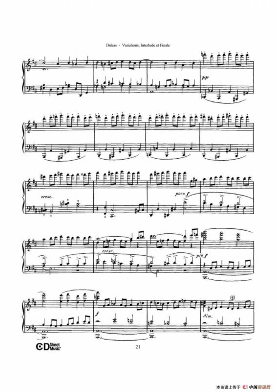 Variations, Interlude & Finale on theme de Rameau（拉摩主题变奏曲、间奏曲和终曲·第二部分）