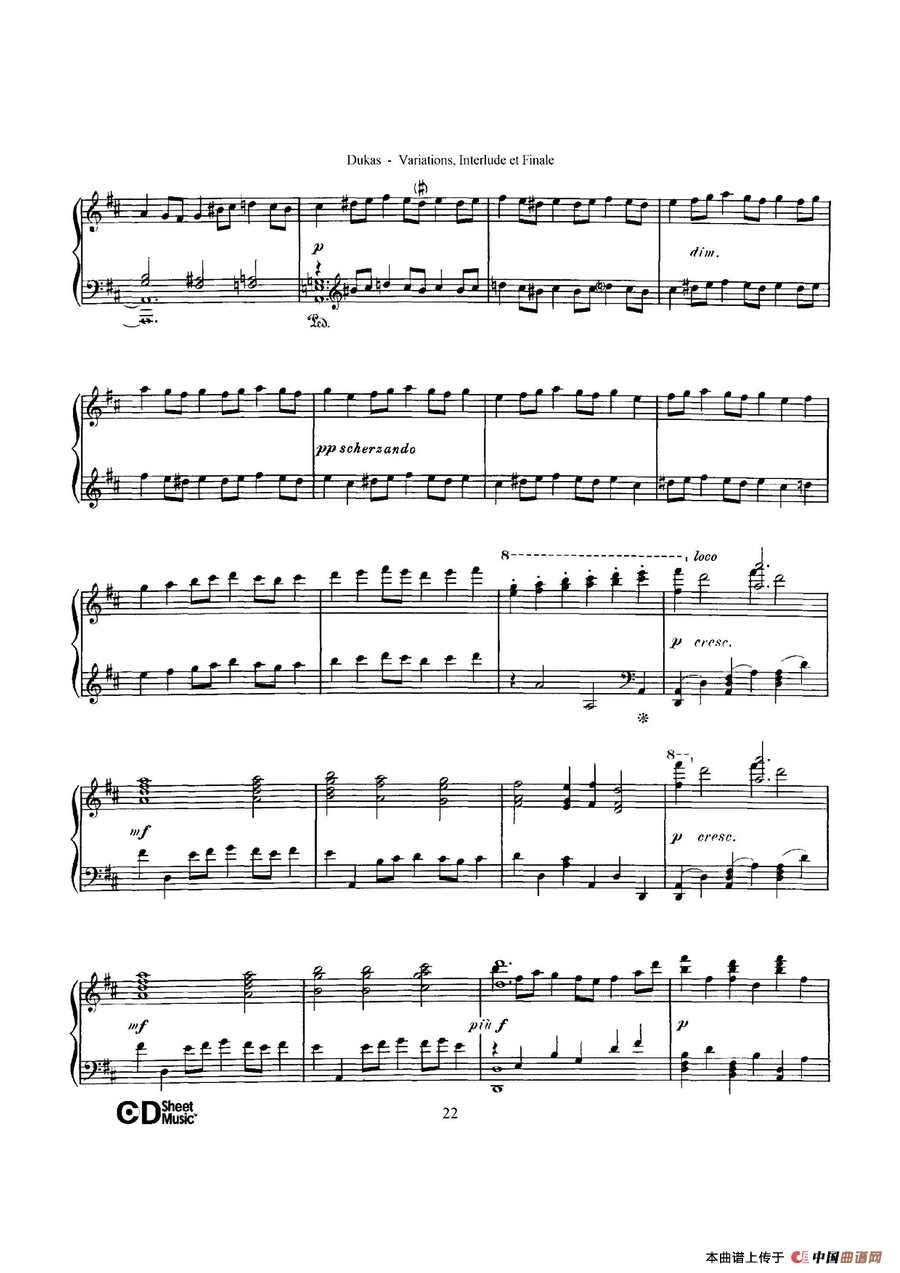 Variations, Interlude & Finale on theme de Rameau（拉摩主题变奏曲、间奏曲和终曲·第二部分）