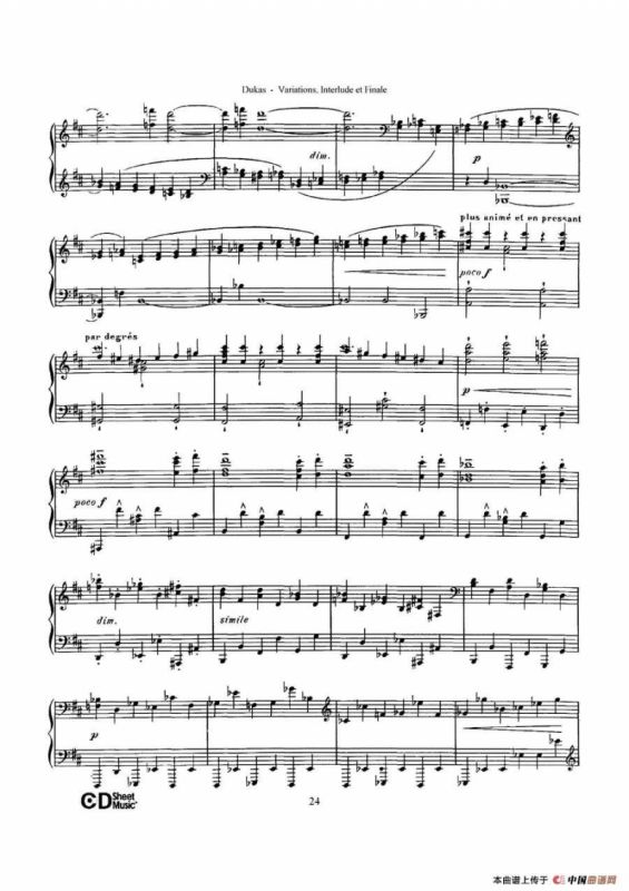 Variations, Interlude & Finale on theme de Rameau（拉摩主题变奏曲、间奏曲和终曲·第二部分）