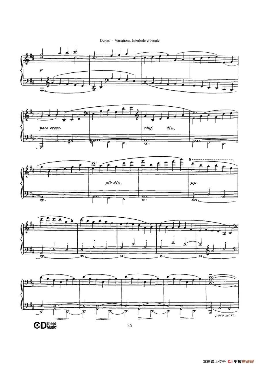 Variations, Interlude & Finale on theme de Rameau（拉摩主题变奏曲、间奏曲和终曲·第二部分）