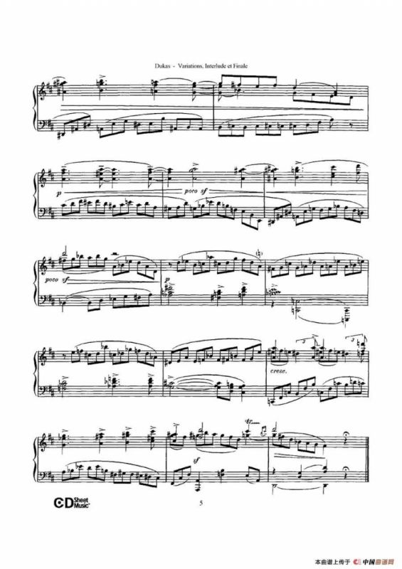 Variations, Interlude & Finale on theme de Rameau（拉摩主题变奏曲、间奏曲和终曲·第一部分）