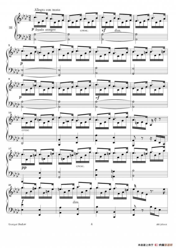 Six Pieces（6首钢琴小品·Ⅲ）