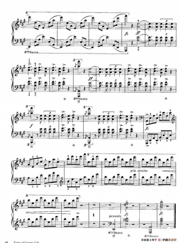 Scenes of Country Life Op·19（民间生活场景·Ⅲ）