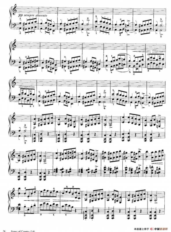 Scenes of Country Life Op·19（民间生活场景·Ⅰ）