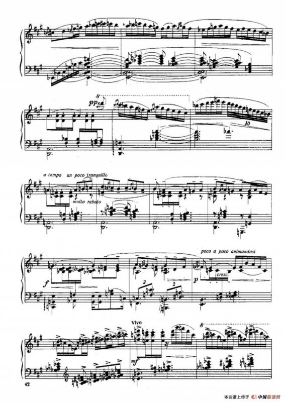 Six Préludes Exotiques Op·17（6首特色前奏曲·3）