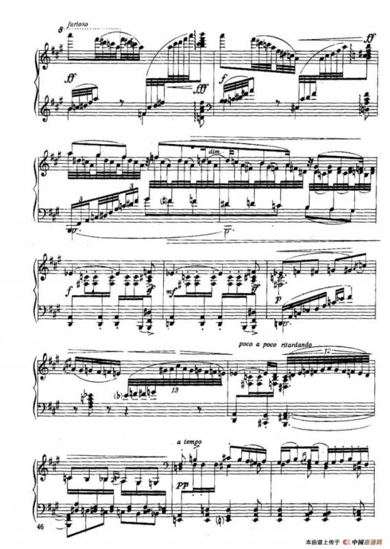 Six Préludes Exotiques Op·17（6首特色前奏曲·3）